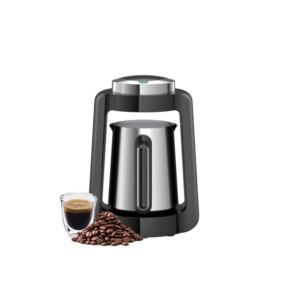 ماكينة قهوة تركية تكنو بيست سعة 4 فناجين - ستانلس ستيل لون أسود موديل BCT-001 | تكنو بيست (28132006)