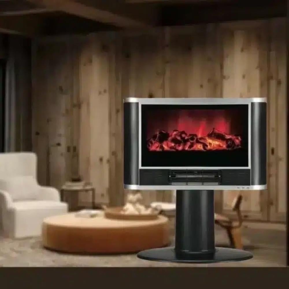 جي في سي برو دفاية ديكور 1800 واط - تحكم عن بعد - شكل شاشة - أسود - ((202)) GVCHT-202A