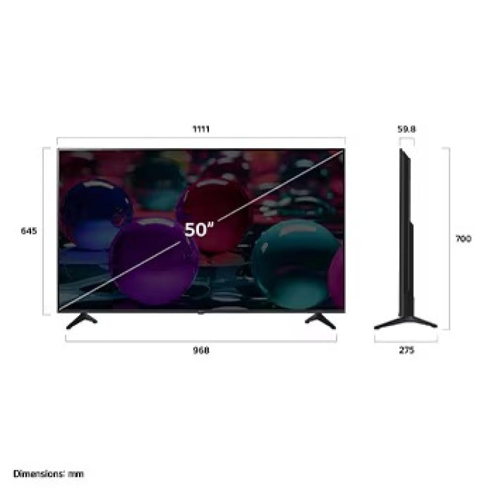 شاشة ذكية ال جي 50 بوصة 4K نظام تشغيل ويبوس بجودة UHD اصدار 2025 موديل 50UA73006LA | تكنو بيست (27309138)