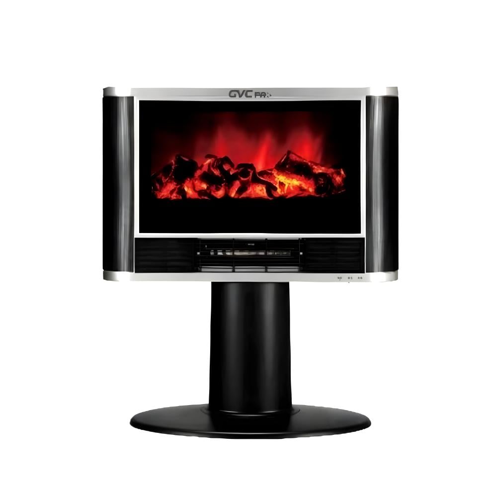 جي في سي برو دفاية ديكور 1800 واط - تحكم عن بعد - شكل شاشة - أسود - ((202)) GVCHT-202A