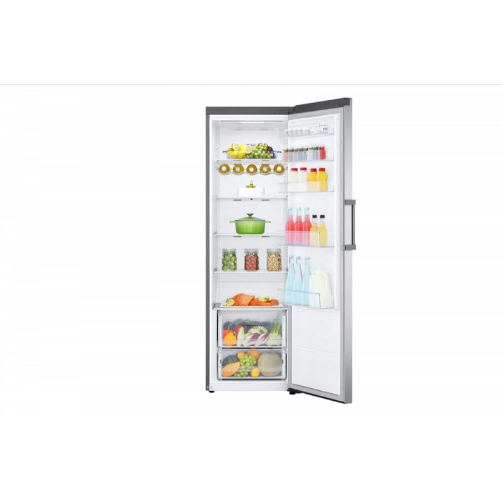 ثلاجة باب واحد LG بسعة تبريد احمالي 13.6 قدم مكعب 381 لتر لون فضي موديل LD141BBSIT | تكنو بيست (27304045)