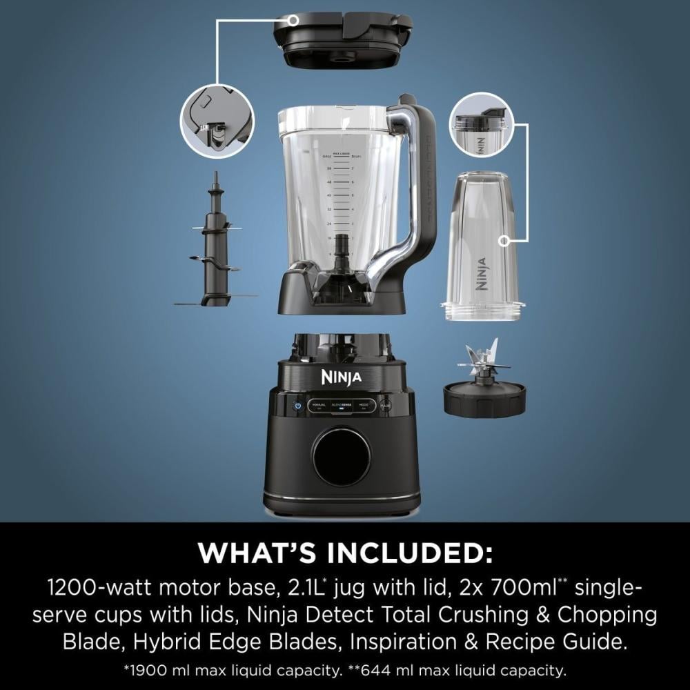 خلاط Ninja Detect Duo® Power Pro + Single Serve TB301ME | تكنو بيست (36315009)