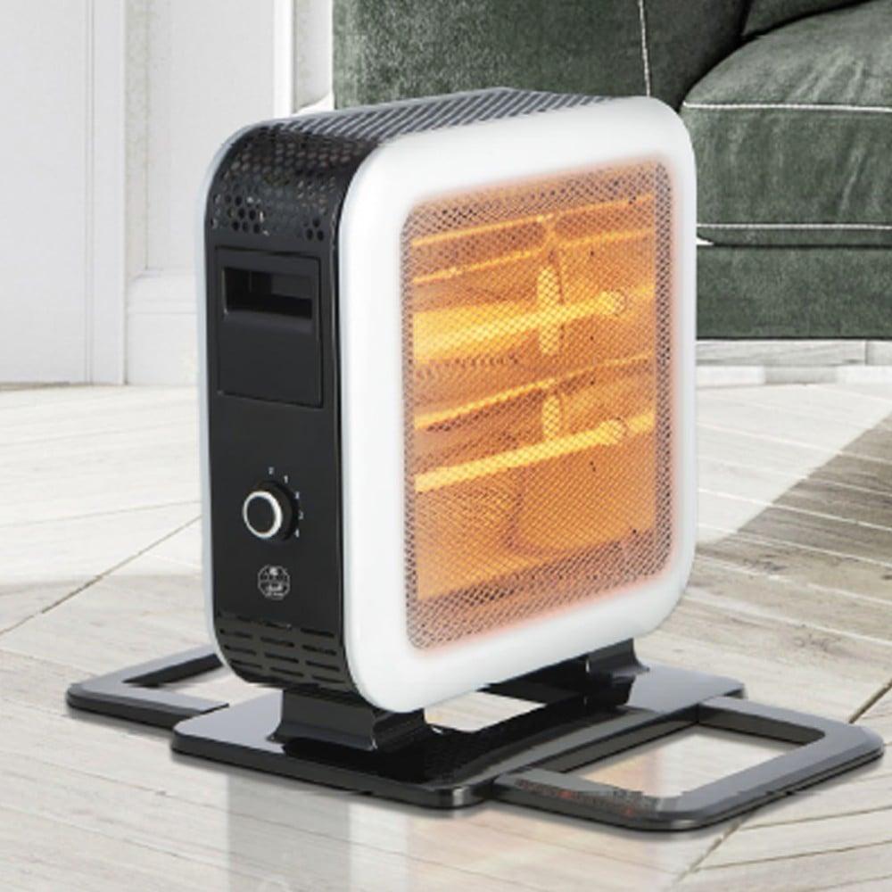 دفاية السيف تسخين جهتين - 2000 واط - مستطيلة - أسود وأبيض - E07002