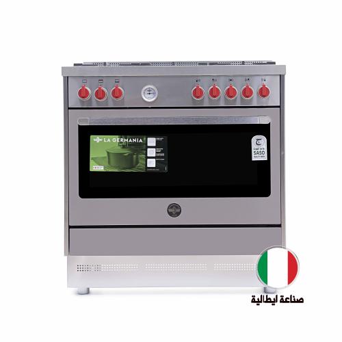 فرن غاز لاجيرمانيا ، مقاس 60×90 سم، عدد 5 عين غاز،...