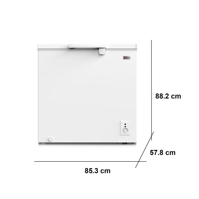 فريزر أفقي تكنو بيست سعة 199 لتر 7 قدم لون ابيض ( معا امكانية تحويل الى ثلاجة ) موديل BCF-200L