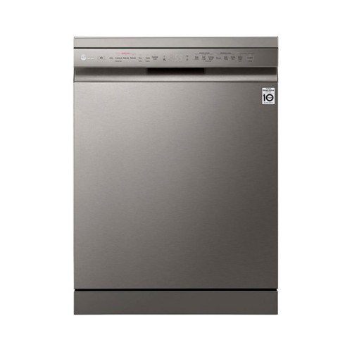 غسالة صحون LG سعة 14 قطعة 10 برامج فضى DFB425FP