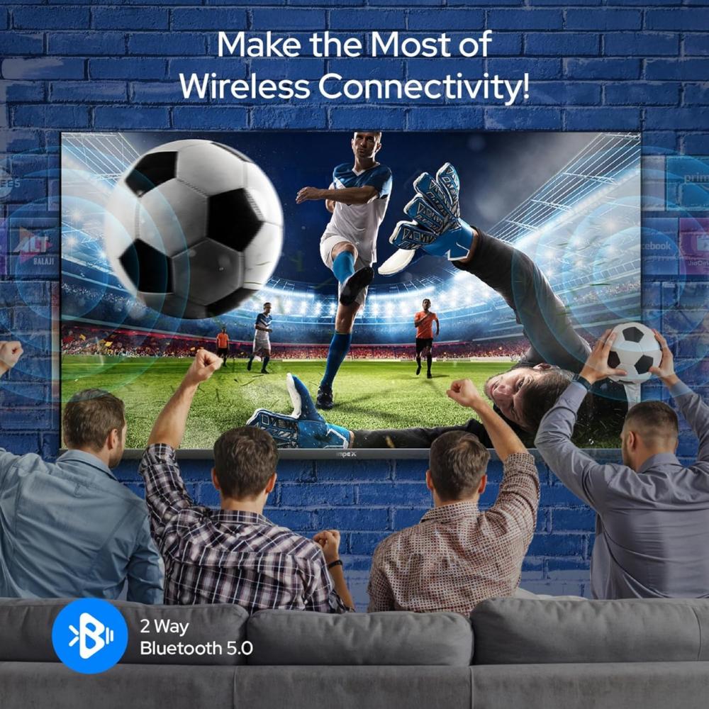 شاشة ذكية امبكس فيستا 70 بوصه UHD بجودة 4K نظام تشغيل ويبوس وريموت سحري موديل FIESTA70SMART