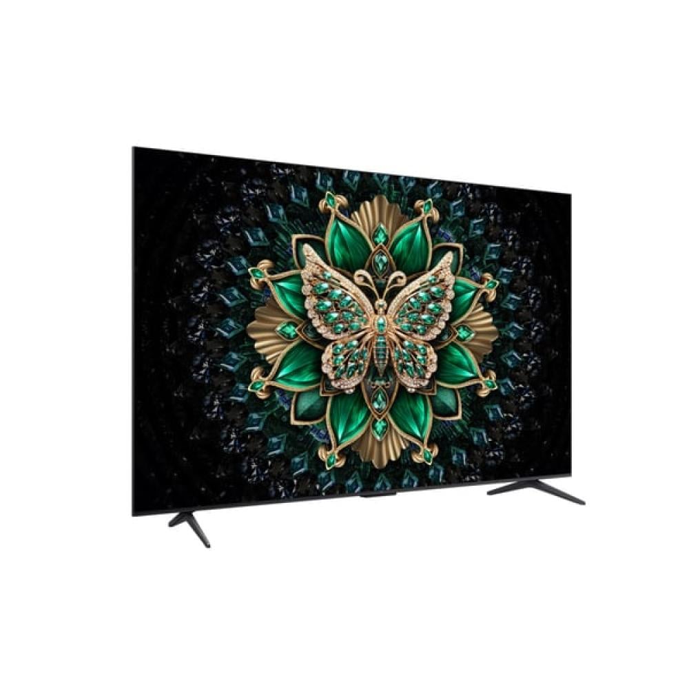شاشة تي سي ال 65 بوصة  QD-Mini LED عالي الجودة تصميم فائق النحافة أسود موديل 65C6K