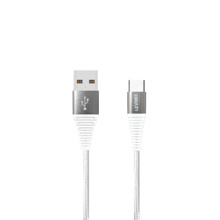 كابل ليفوري USB الى Type-C بطول 1 م أبيض