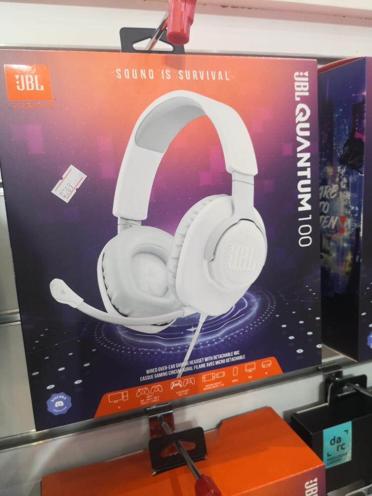 سماعة رأس جي بي ال كوانتوم 100 سلكيه مع مايك للألعاب الأصلية - أسود