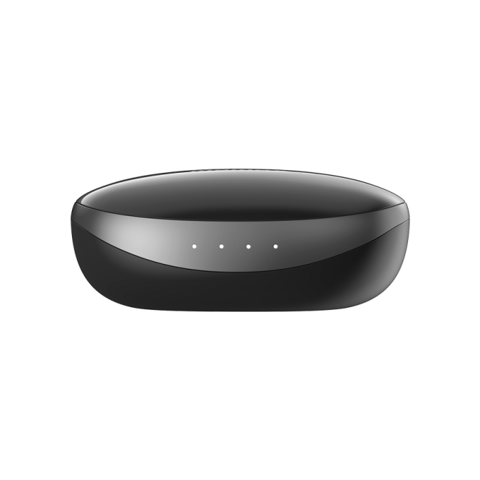 سماعة أذن موماكس بلوتوث لاسلكي بيلس لايت 3 ترو مع غطاء شاحن - اسود