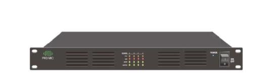 PM-4500DA . *أربع قنوات*: تصميم يدعم توزيع الصوت عبر أربع قنوات. 2. *قوة الإخراج*: 4 × 500 واط RMS، مناسب لأنظمة 100V و8 أوم. 3. *تكنولوجيا Class-D*: كفاءة عالية في استهلاك الطاقة وتقليل الحرارة. 4. *حجم 1U*: تصميم مدمج لسهولة التركيب في الرفوف.