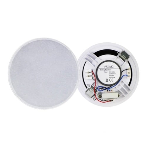 PS-66H سماعة سقفية بدون إطار، 6 واط  "6.5 3 وات، ABS، 100 فولت ماركة PROMIC.