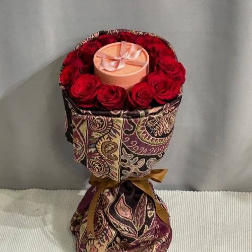 الشال الكشميري مع شوكليت