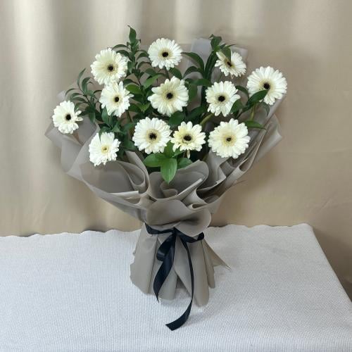 بوكيه فاخر ابيض