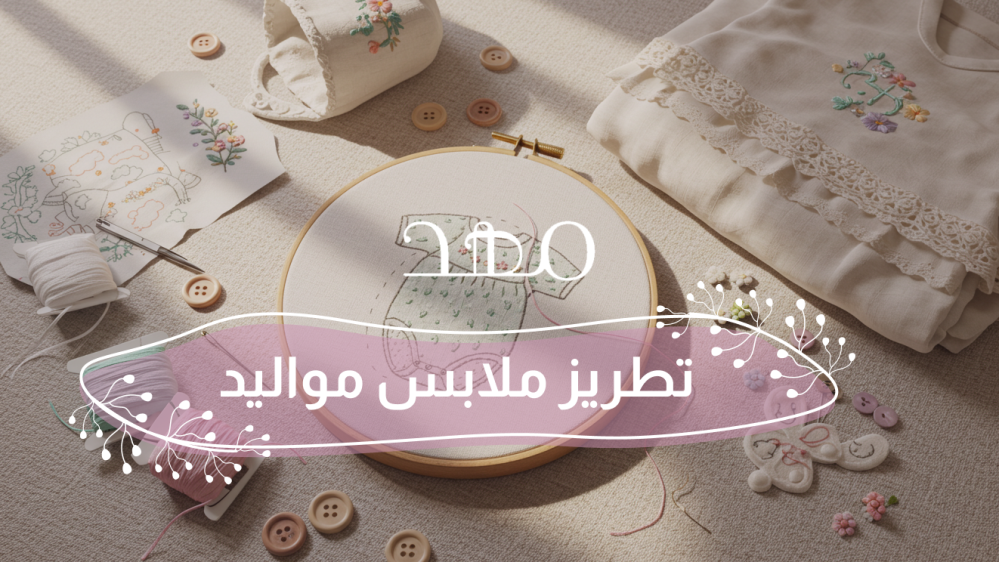 تطريز ملابس مواليد