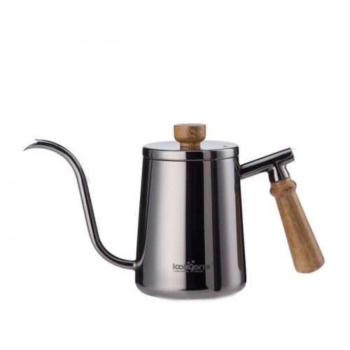 ابريق ترشيح 600 مل من شركة لوكيامي اسود لامع