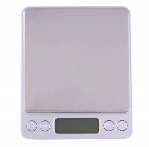 ميزان قهوة فضي ميني