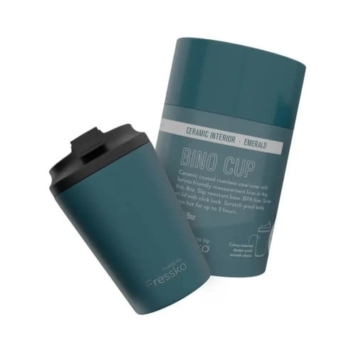 كوب فريسكو لون زمردي سيراميك من الداخل 8oz
