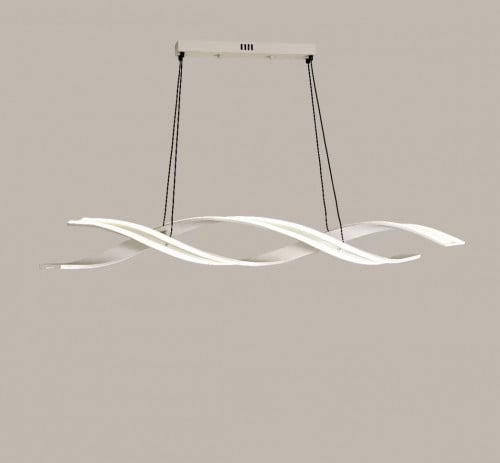 ثريا مودرن ديكور ابيض متمائل تعطي ثلاث ألوان