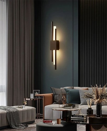 جداري داخلي اسود مربع اسود