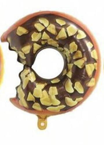 بالون هيليوم_ دونات شوكولاتة