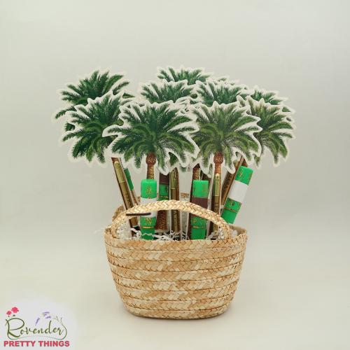 توزيعات كحل+روج (شامل الخزف)- 12 حبة