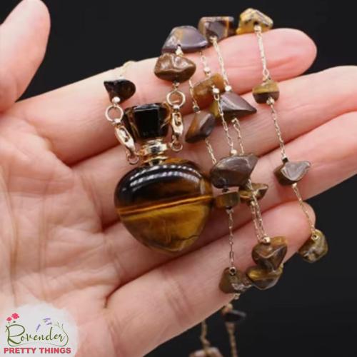 قلادة التولة- حجر طبيعي (نمري)