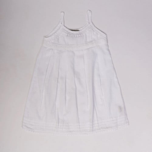 SPAGHETTI DRESS - COTTON WHITE