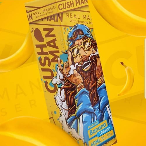 نكهة فيب ناستي مانجو موز Nasty Mango Banana Vape Cush Man