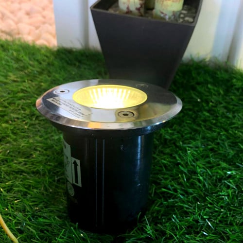 ارضي دفن 3 بوصه بنور اصفر 5w