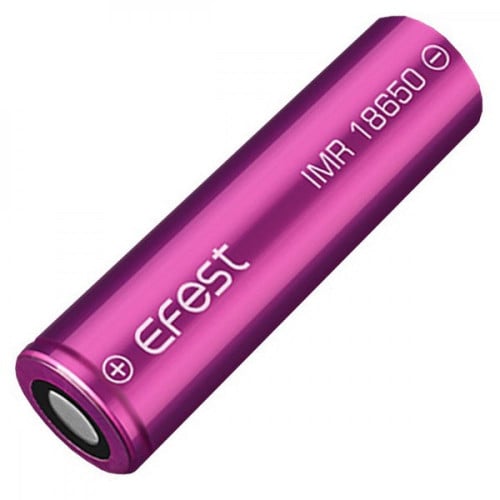 بطارية شيشة الكترونية بطارية ايفست EFEST IMR 18650 battery 3000mAh 35A- Efest IMR 18650 battery 3000mAh 35A