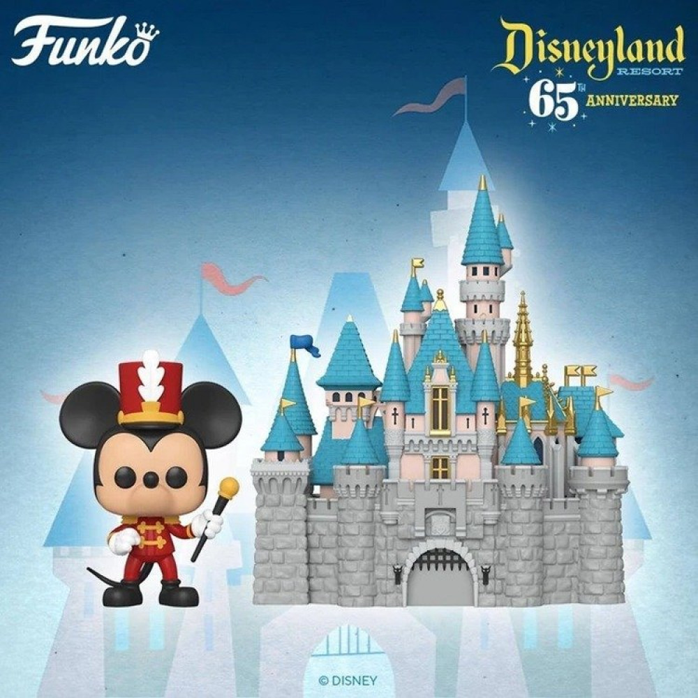 disney 65th castle with mickey funko pop