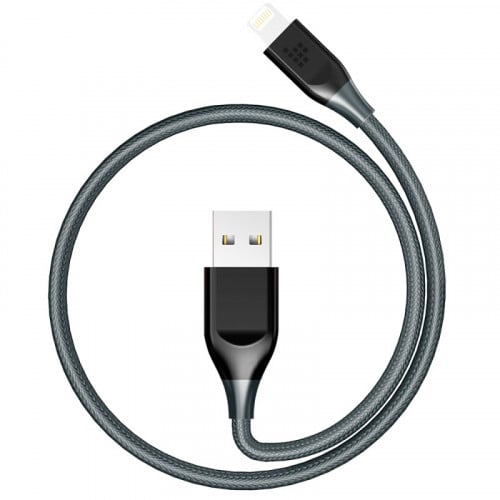 Double Braided Nylon 1ft Lightning Cable