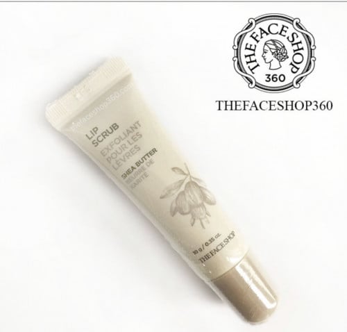 ‏ the face shop Lip scrub Shea butter صنفرة الشفاة