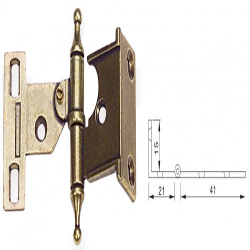 مفصلة اثاث لون محروق يسار