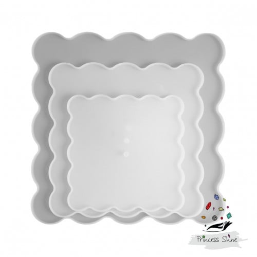 352 - قالب سيليكون طبقات الكعك ( 3 قطع )