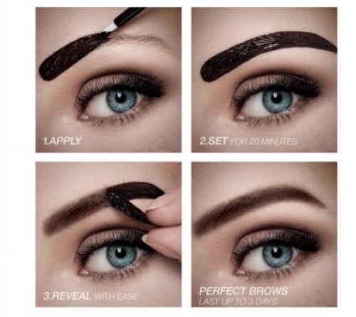 صبغة للحواجب تاتو براو تينت من ميبيلين - بني داكن