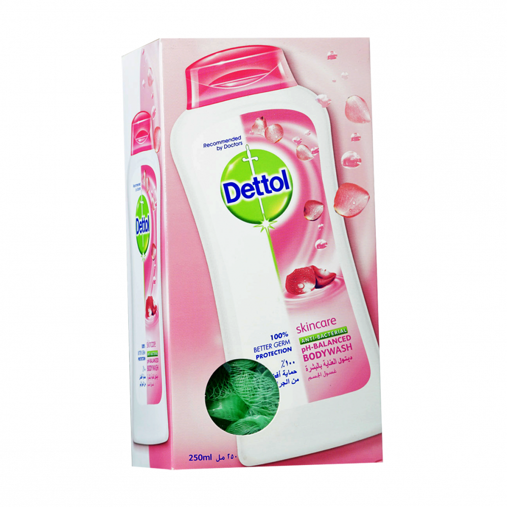 ديتول غسول الجسم للعناية بالبشرة المضاد للبكتيريا 250 مل   لوفه