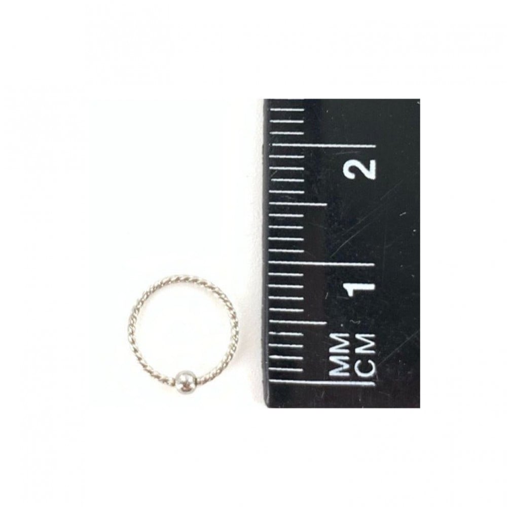 20g Braided Fixed Ball Hoop