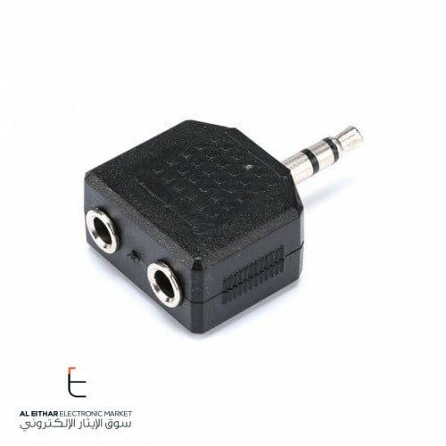 مقسم مدخل صوت الى ستيريو Aux Audio Y Splitter To S...