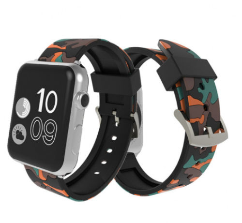 سوار جيشي سليكون ساعة ابل Army Sport Band