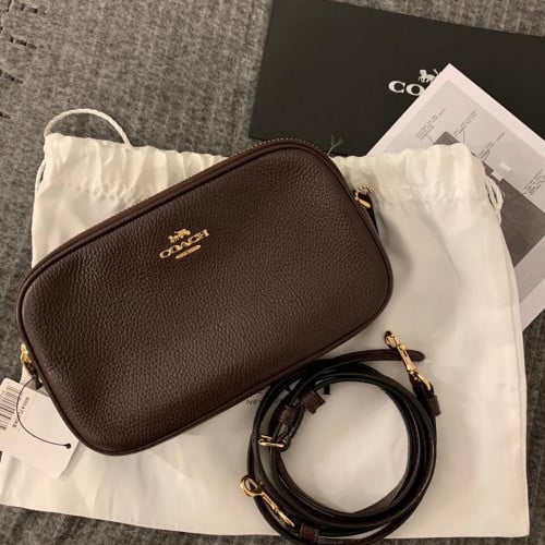 شنطة coach - عنابي غامق