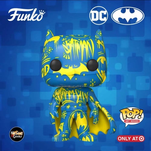 Funko Pop Batman Blue and Yellow Artist Series