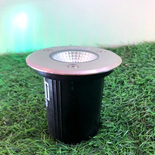 ارضي دفن 3 بوصه خارجي بنور ابيض 5W