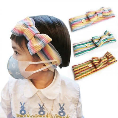 ربطة رأس للأطفال ماسك للكمامة 3 Hairband for child...