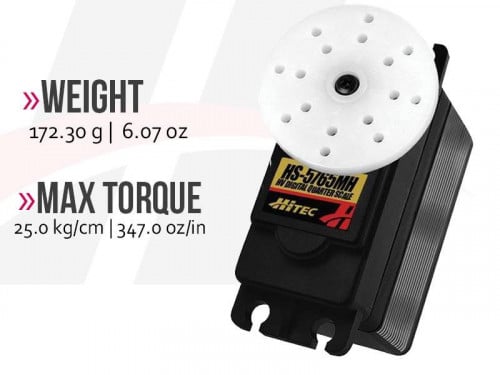 سيرفو HS-5765MH High Voltage, Metal Gear, Giant Scale Servo