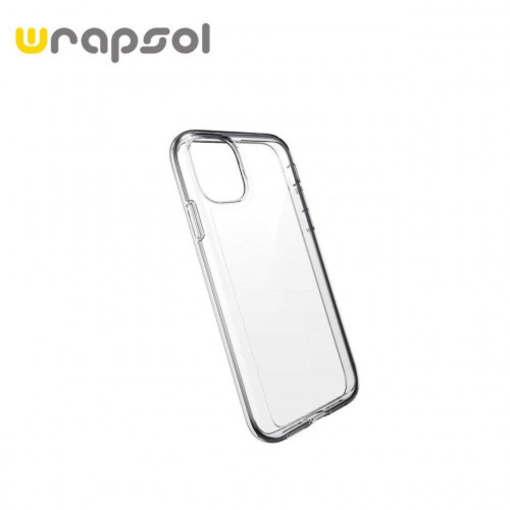 هدب إلتواء مقتطفات  كفر حماية من شركة Wrapsol شفاف للايفون 11 pro max - جودة منتج