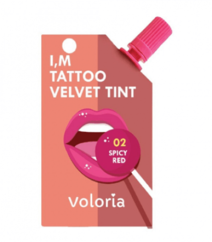 فولوريا -  ايم تاتو فيلفيت تنت SPICY RED  02