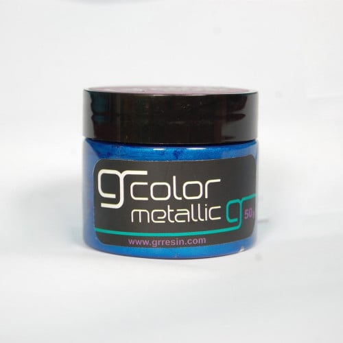 625 - ميتلك ازرق كحلي Graffiti Resin Metallic Refl...